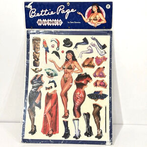 Vintage Dark Horse Bettie Page Magnet Set 2000 Dave Stevens Dress Up Sealed NIP